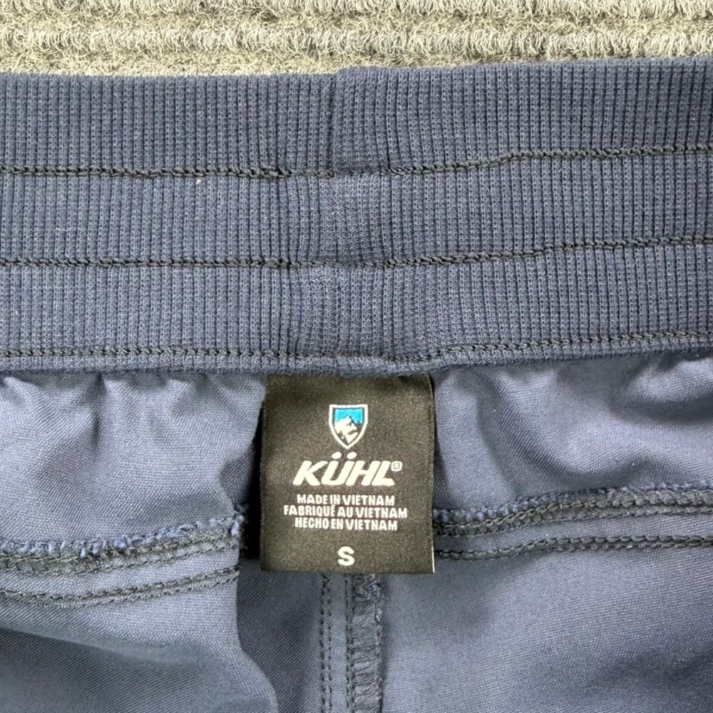 Kuhl Freeflex Shorts Mens Small Charcoal Blue Hiking Outdoor Pull On 7.5" Inseam - Picture 6 of 14